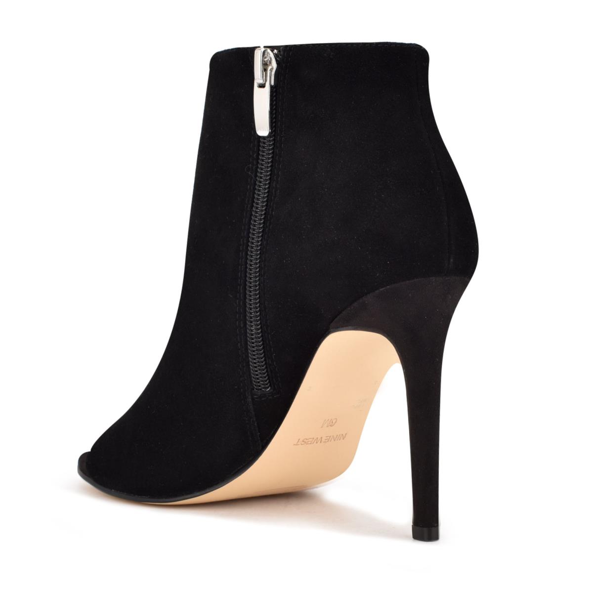 Nine West Izip Peep toe Negras | 2318GMNVH