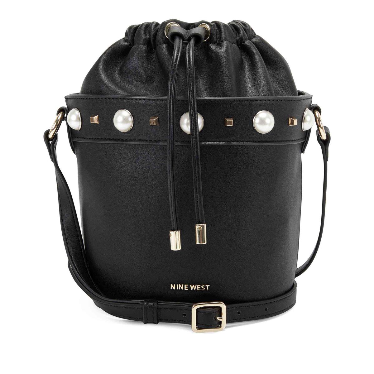 Nine West Laylin Drawstring Bucket Negras | 5631UKBYM