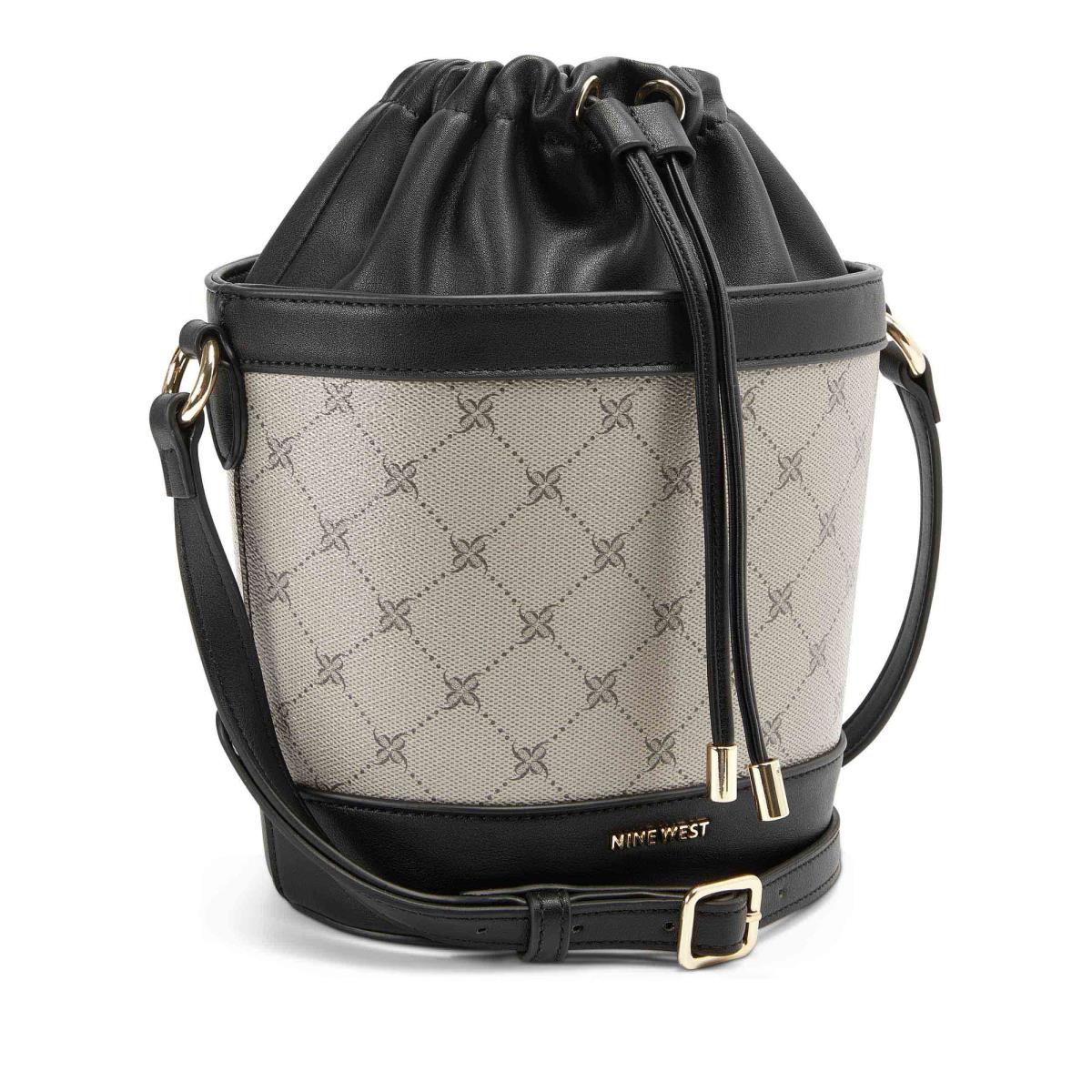 Nine West Laylin Drawstring Bucket Negras | 8249IHCGR