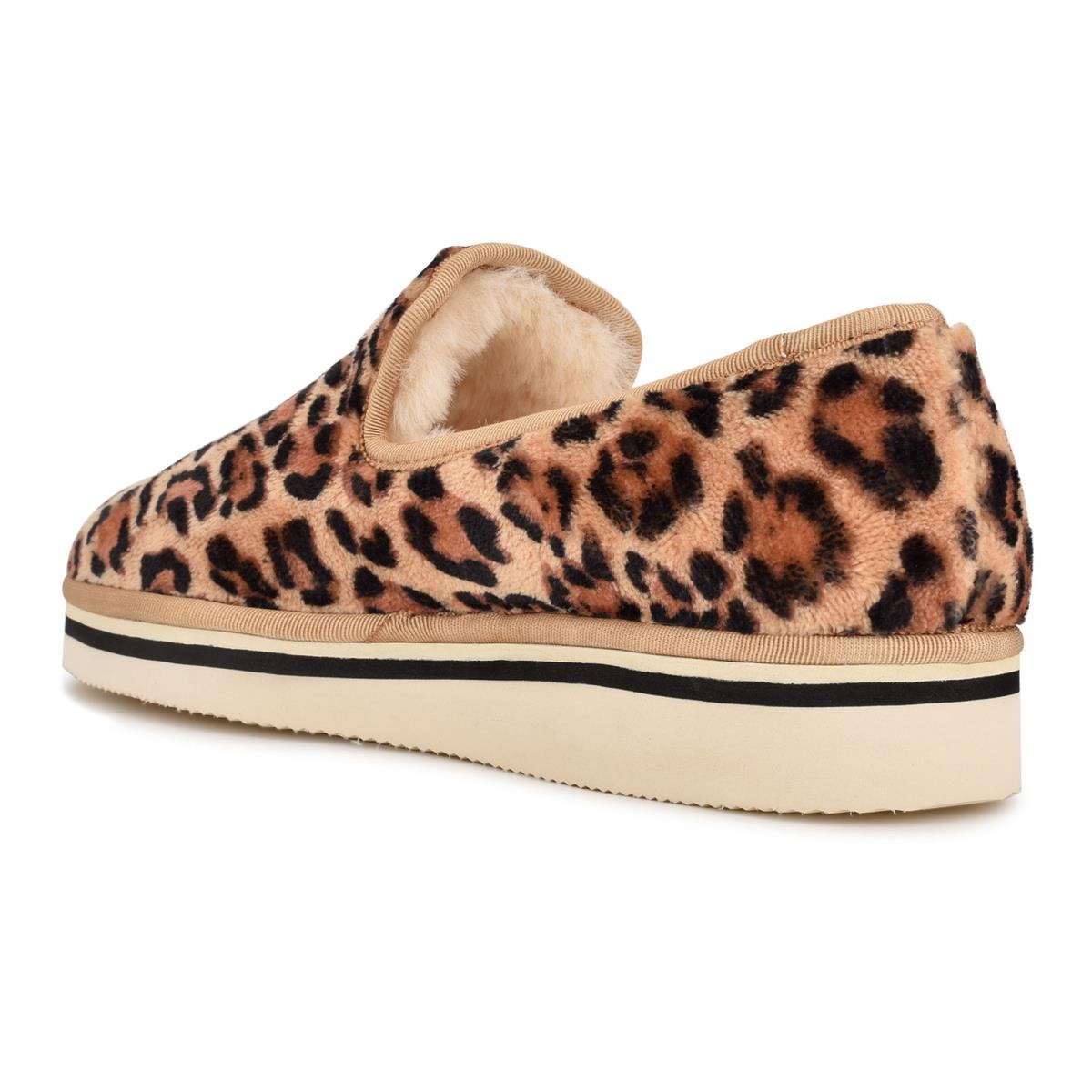 Nine West Laze Cozy Slip On Leopardo | 8795CKFAH