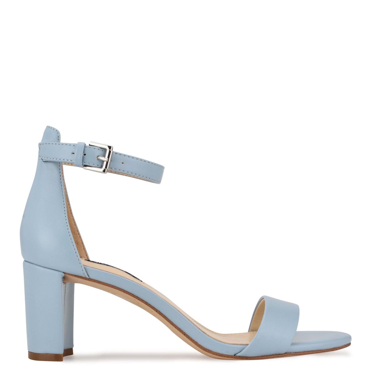 Nine West Pruce Ankle Correa Block Azules | 0852JBEWN