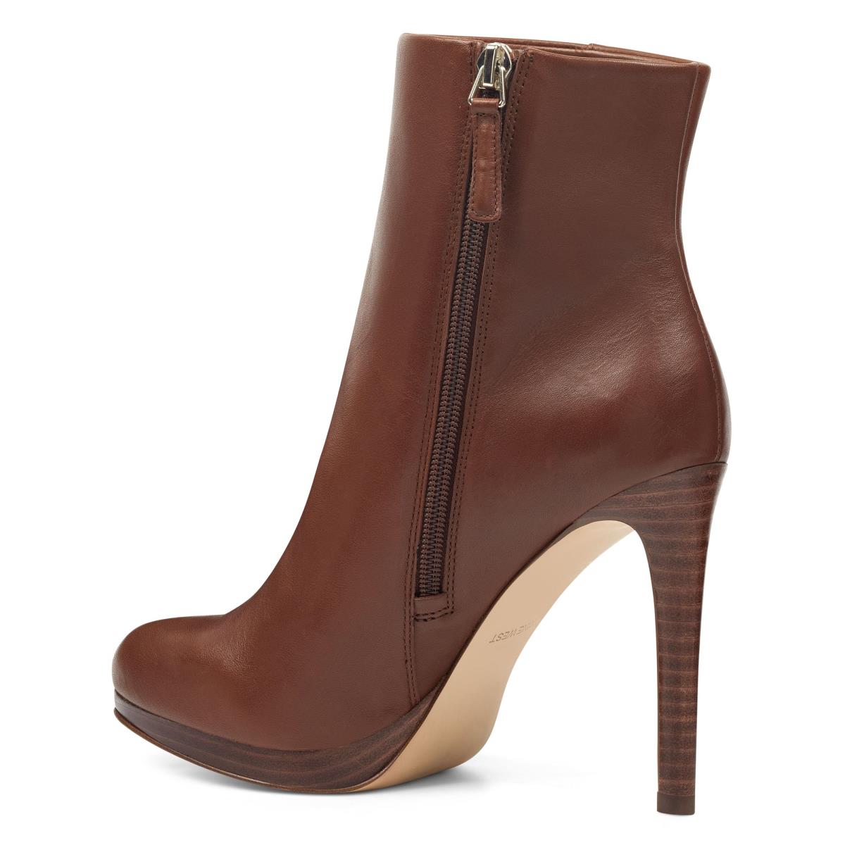 Nine West Quanette Plataforma Marrones | 8463KZJAE