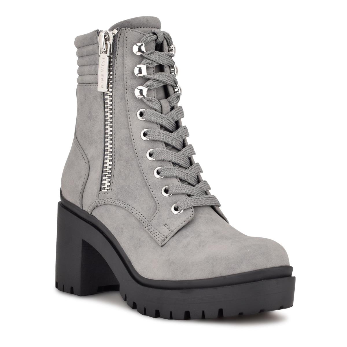 Nine West Quiz Tacón Gris | 6179WTELQ