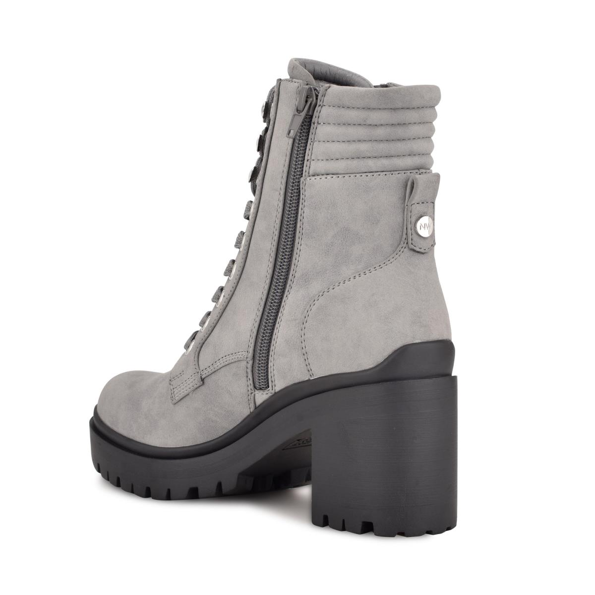 Nine West Quiz Tacón Gris | 6179WTELQ