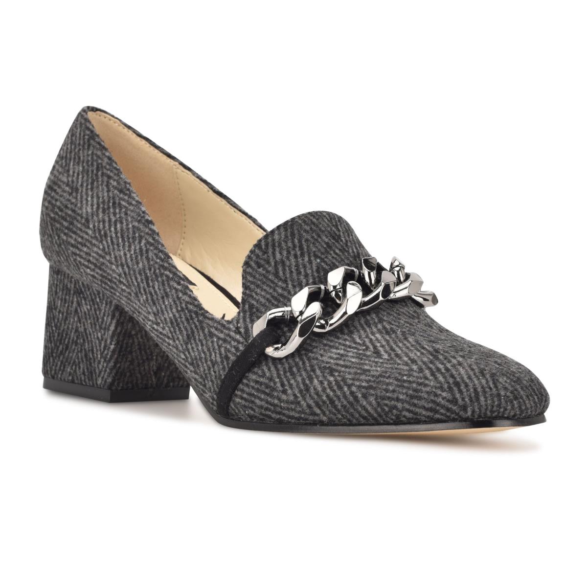 Nine West Remal Tacón Gris | 6094CEALX