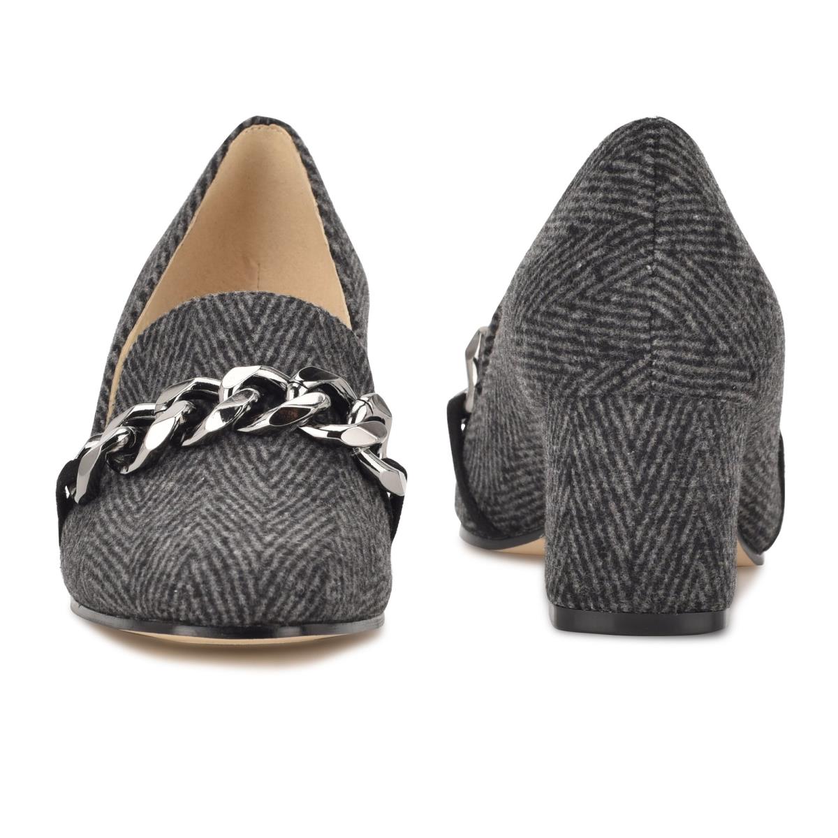 Nine West Remal Tacón Gris | 6094CEALX