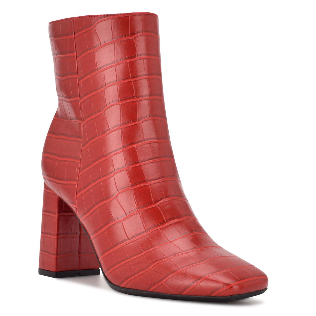 Nine West Sardo 9x9 Tacón Rojas | 9658VWTCS