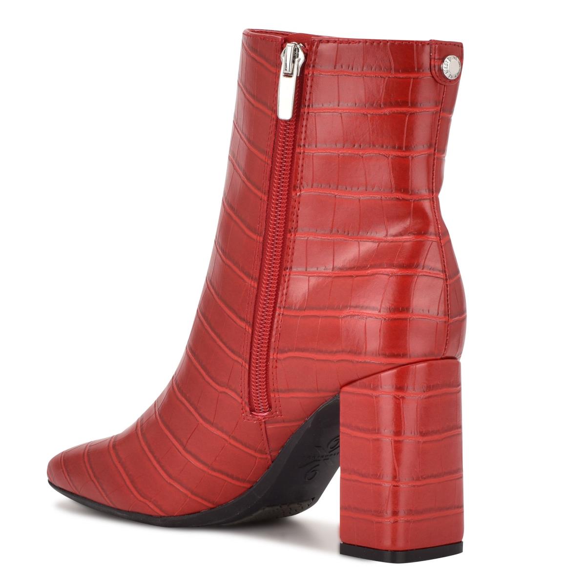 Nine West Sardo 9x9 Tacón Rojas | 9658VWTCS