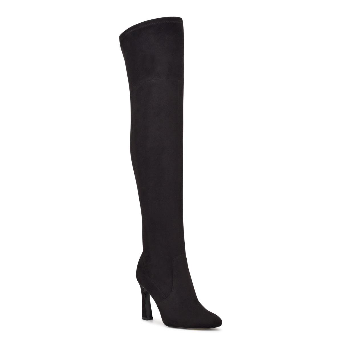 Nine West Sizzle Over The Knee Heel Negras | 4281ZBOTA