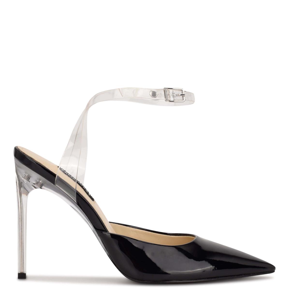 Nine West Sparkea Ankle Correa Negras | 2490CJUHM