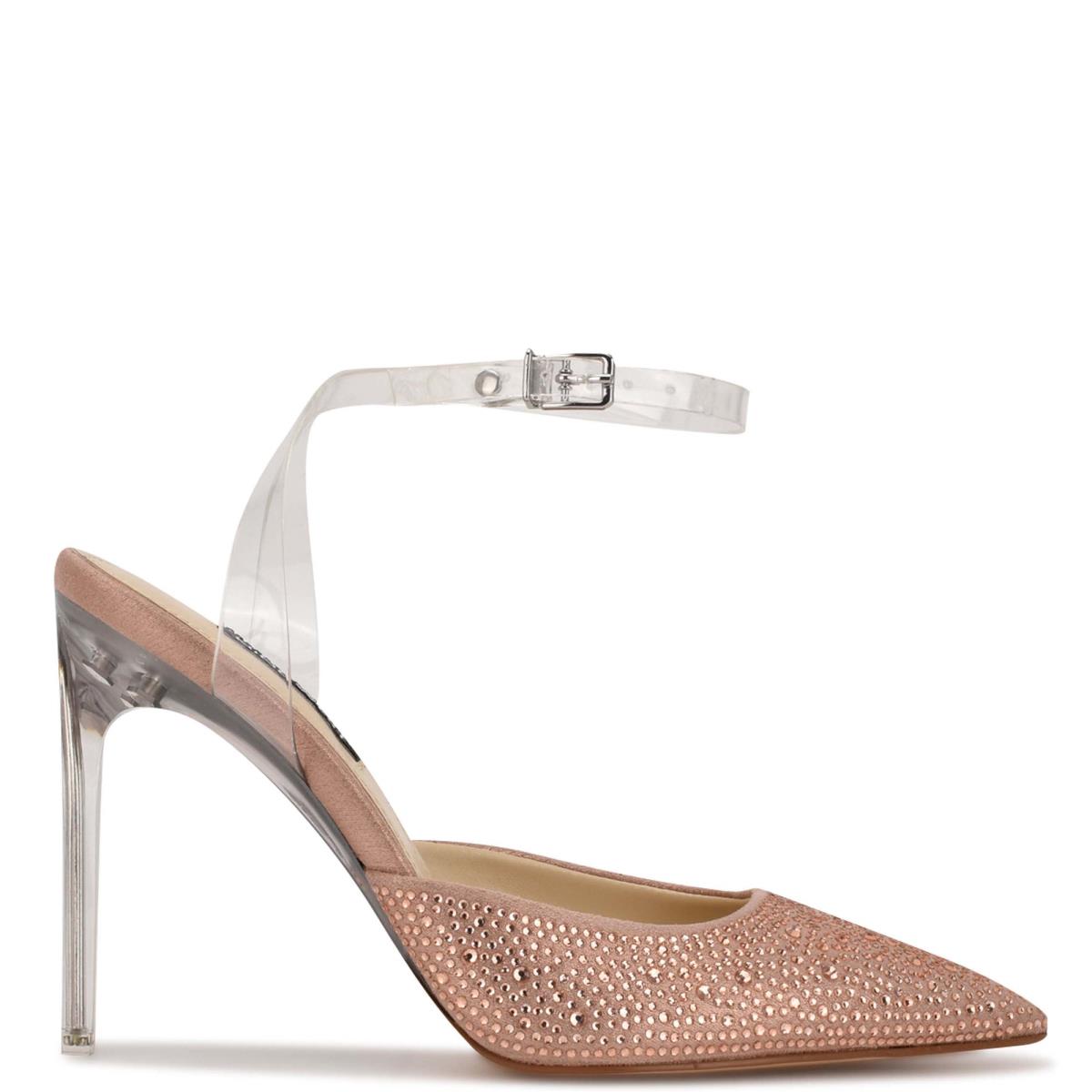 Nine West Sparkel Ankle Correa Beige | 0867MCTJW