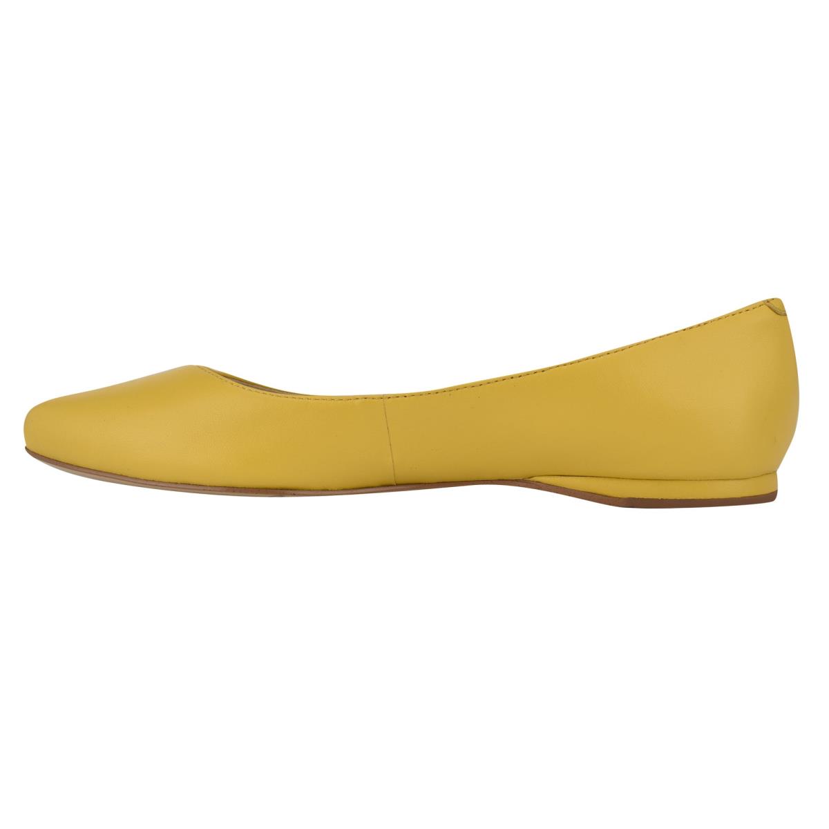 Nine West Speakup Almond Puntera Amarillo | 8752NQKLU