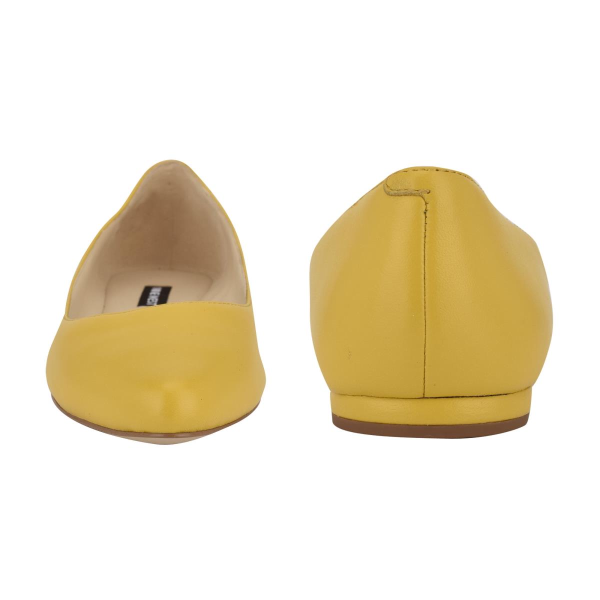 Nine West Speakup Almond Puntera Amarillo | 8752NQKLU