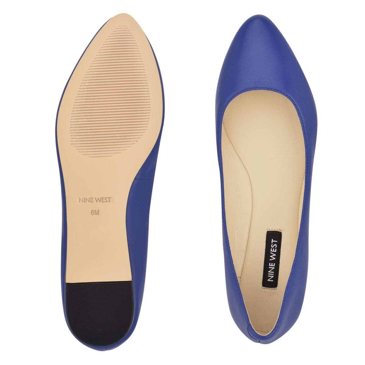 Nine West Speakup Almond Puntera Azul Marino | 1052CYZVG