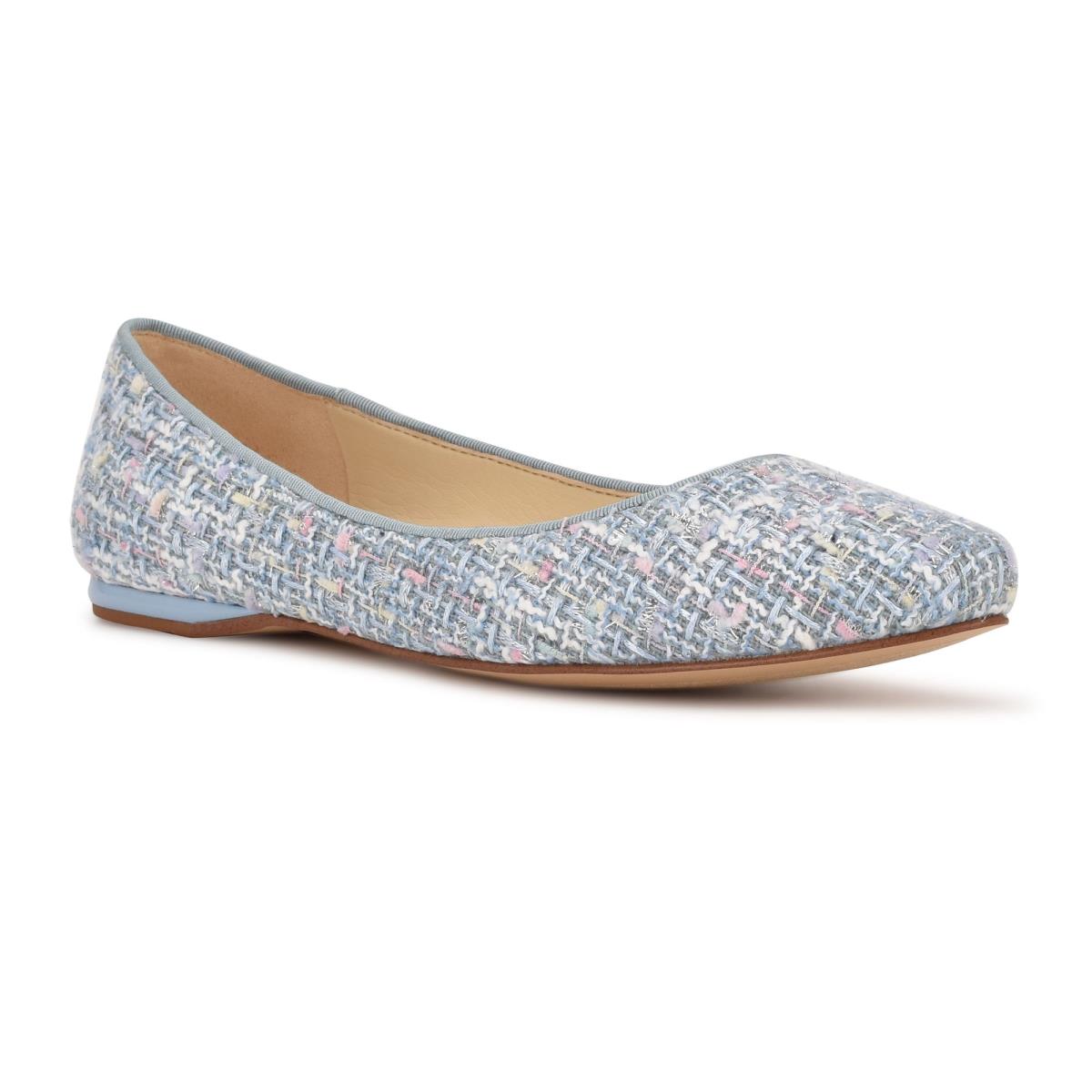 Nine West Speakup Almond Puntera Azules Claro | 7023UYCJP