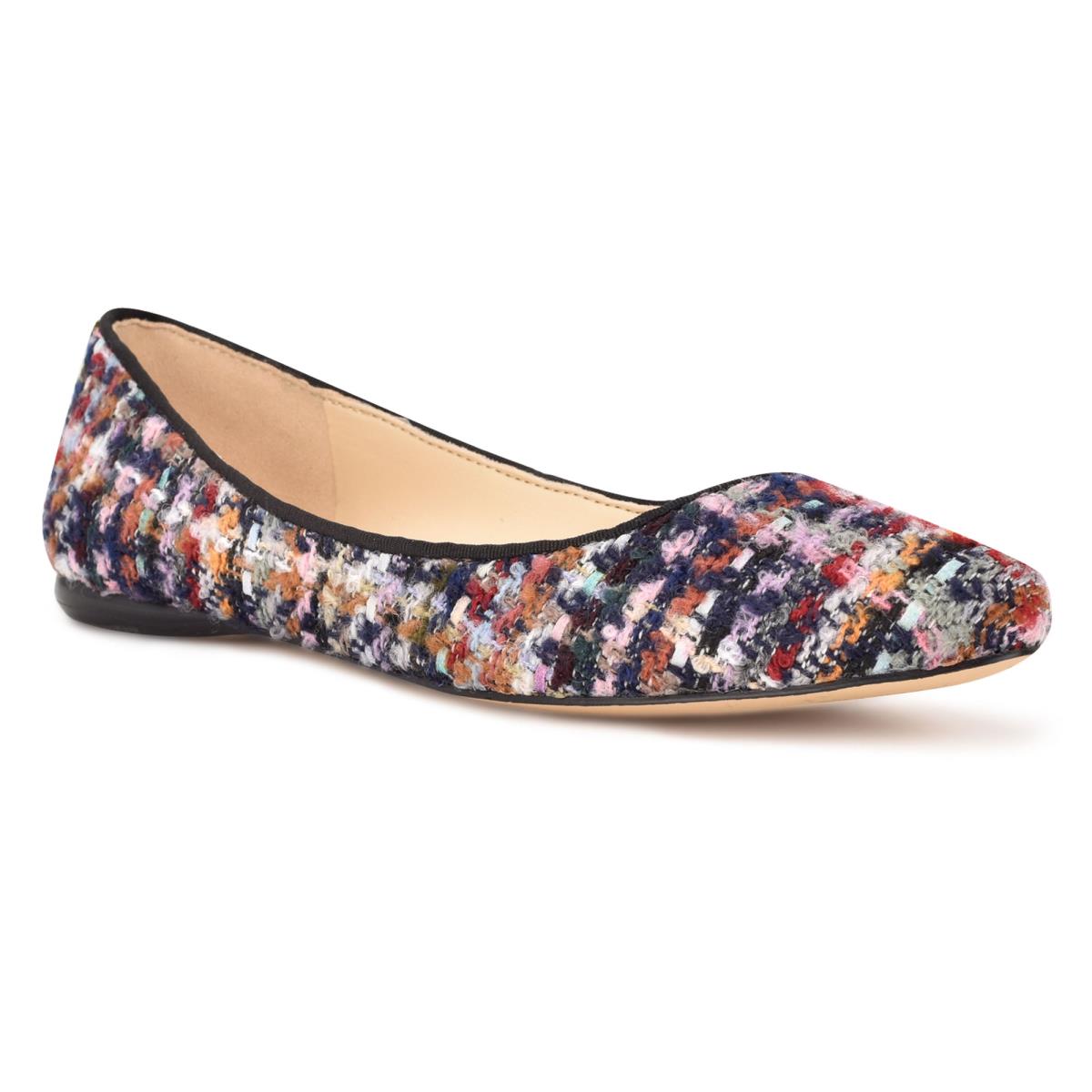 Nine West Speakup Almond Puntera Azules Multicolor | 8175DCUKW