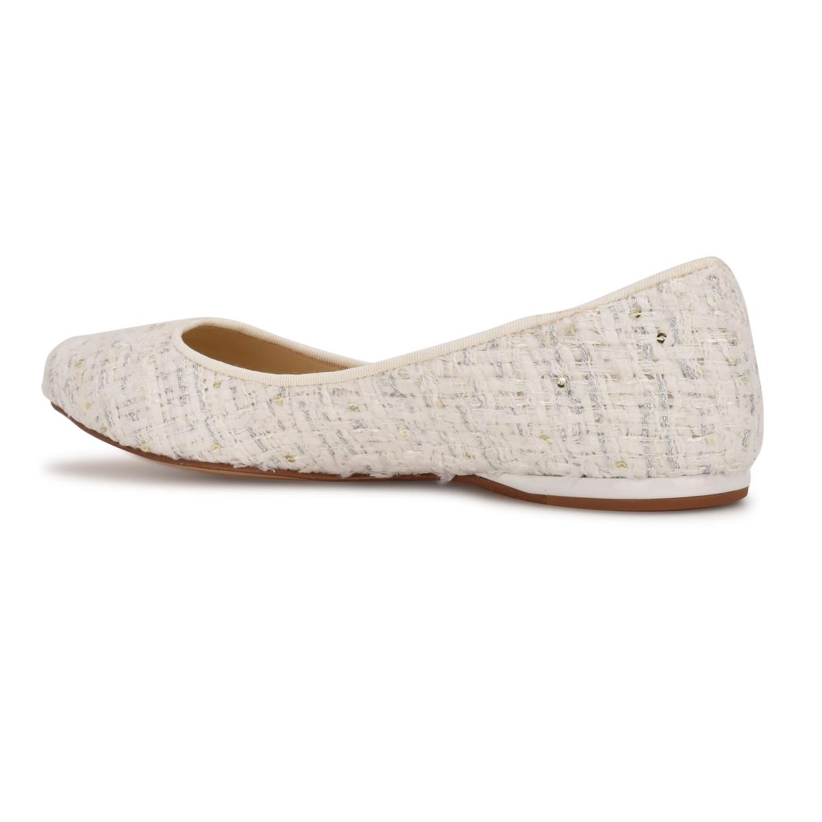 Nine West Speakup Almond Puntera Blancas | 6980EMCQD