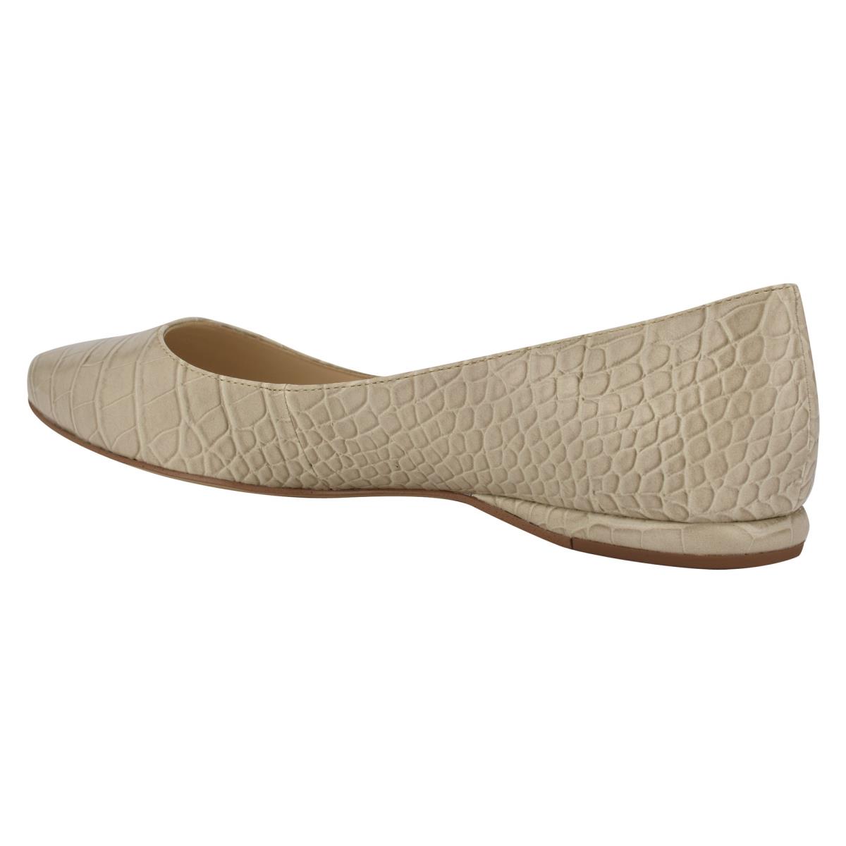 Nine West Speakup Almond Puntera Gris Serpent | 8410AUHOL