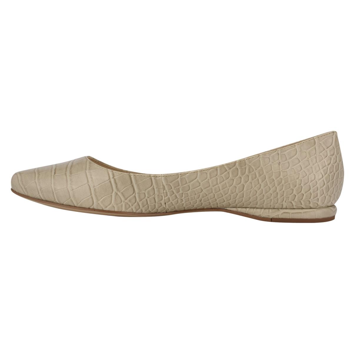 Nine West Speakup Almond Puntera Gris Serpent | 8410AUHOL