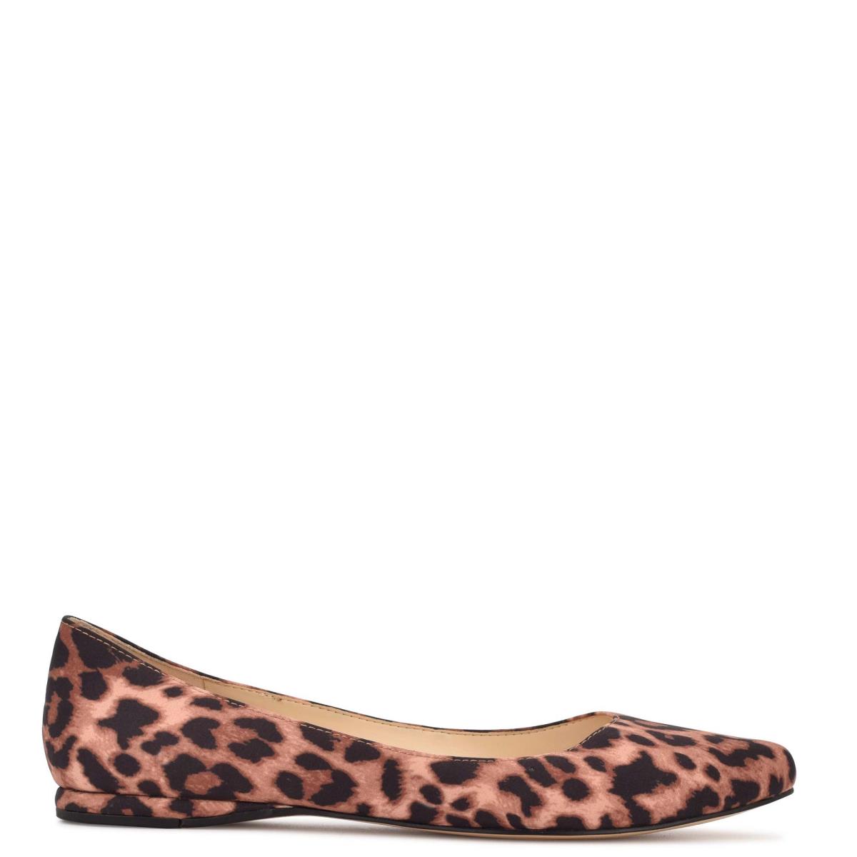 Nine West Speakup Almond Puntera Leopardo | 9841MKWZO