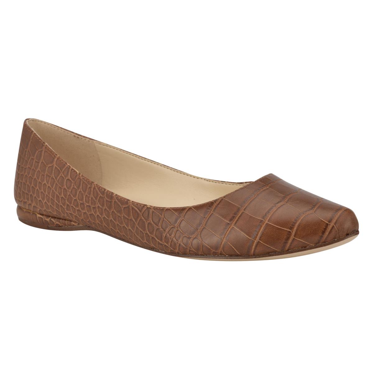 Nine West Speakup Almond Puntera Marrones Serpent | 6514NHZAF