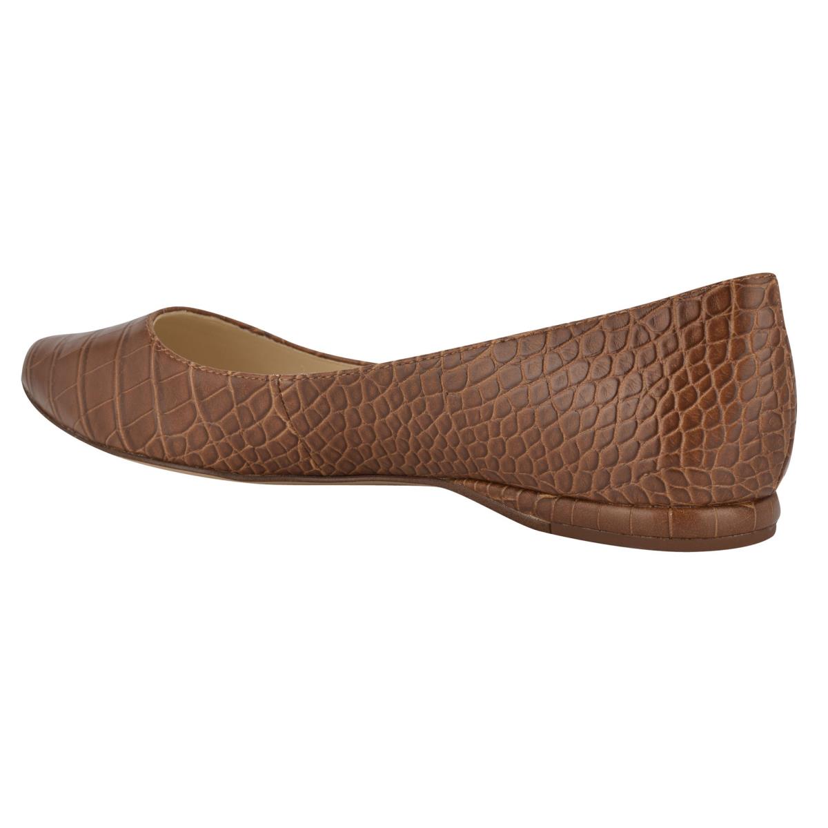 Nine West Speakup Almond Puntera Marrones Serpent | 6514NHZAF