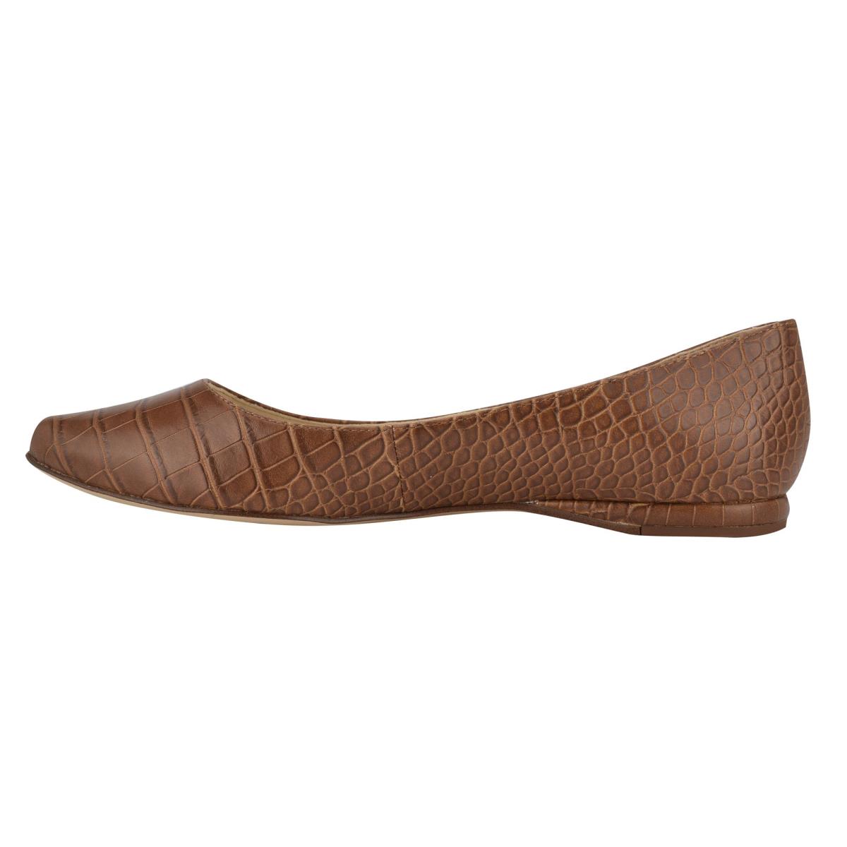 Nine West Speakup Almond Puntera Marrones Serpent | 6514NHZAF