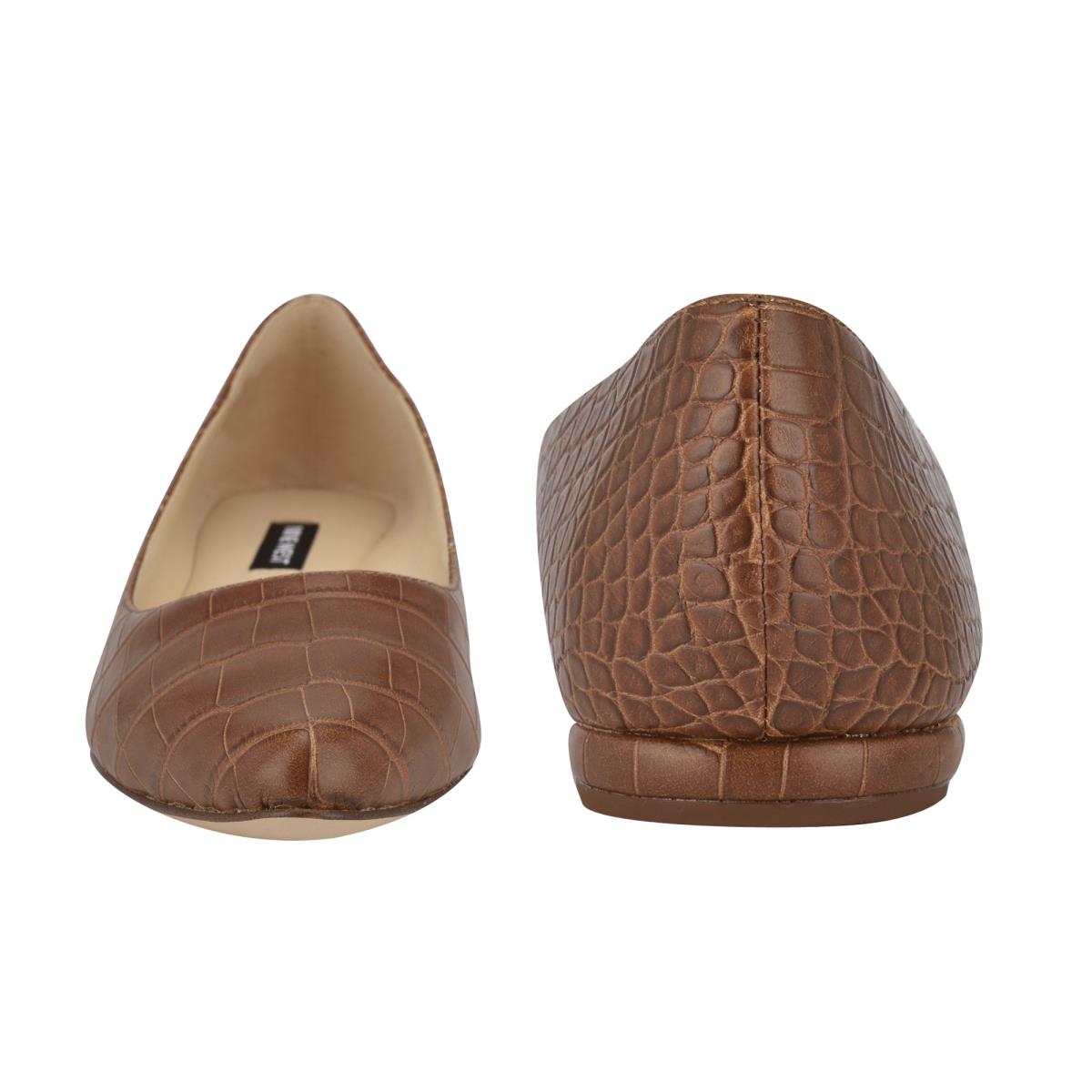 Nine West Speakup Almond Puntera Marrones Serpent | 6514NHZAF