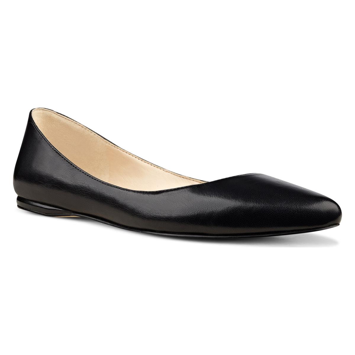 Nine West Speakup Almond Puntera Negras | 5260BIMLS