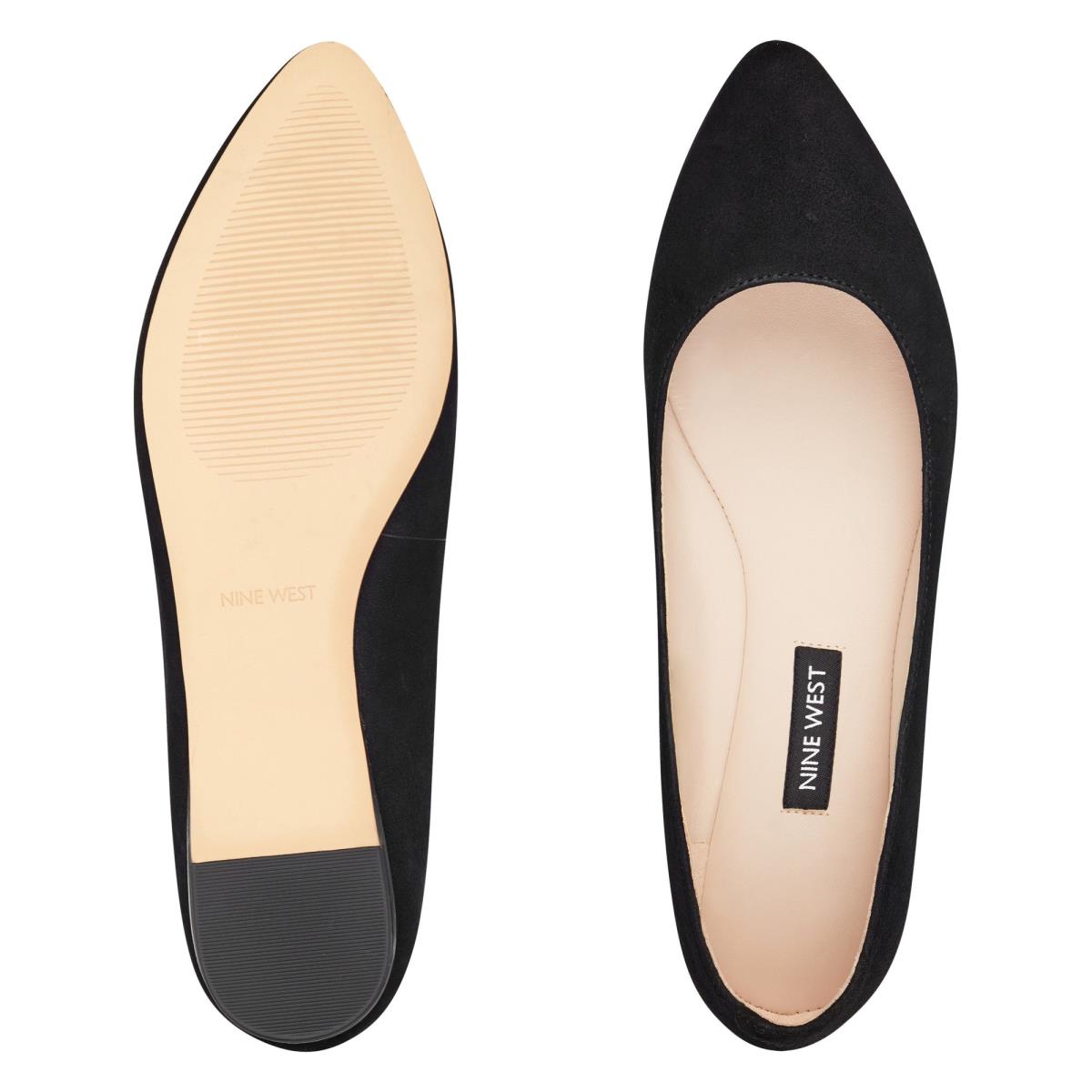 Nine West Speakup Almond Puntera Negras | 6532OHLIC