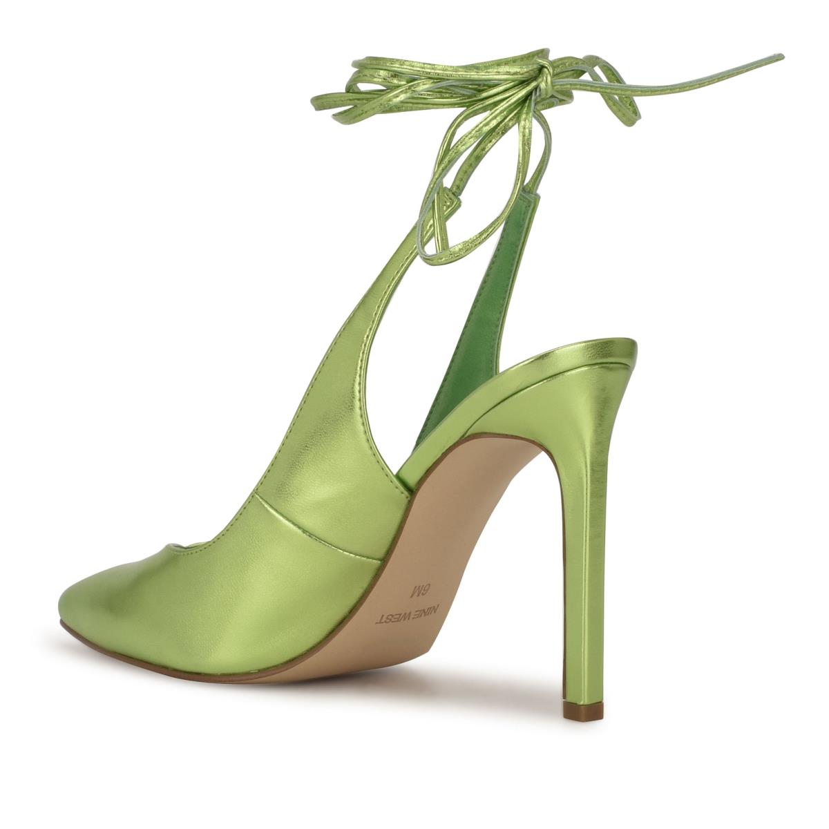 Nine West Talon Ankle Wrap Vestido Verde | 9573VROMP