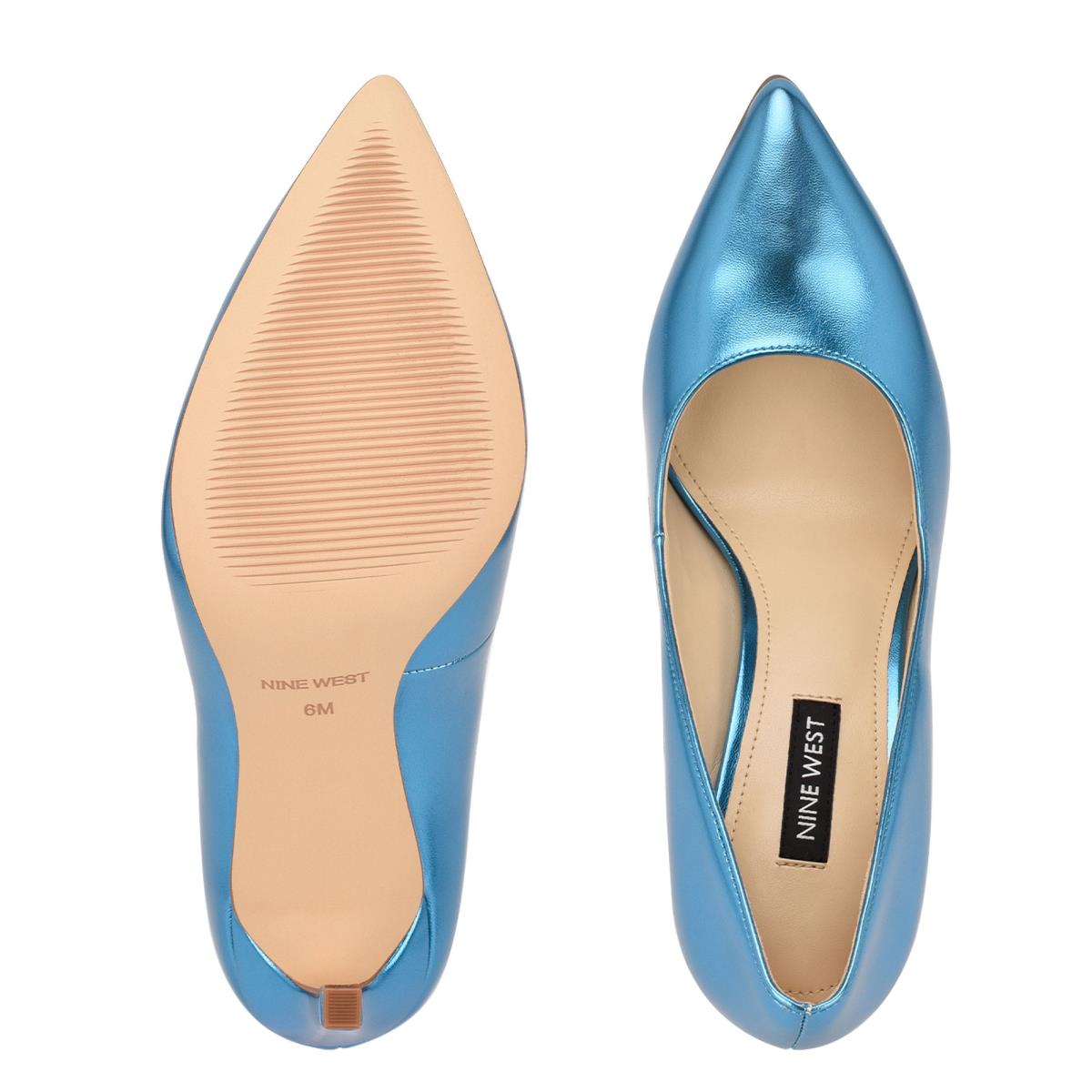 Nine West Tatiana Pointy Puntera Azules Claro | 2460RXCET