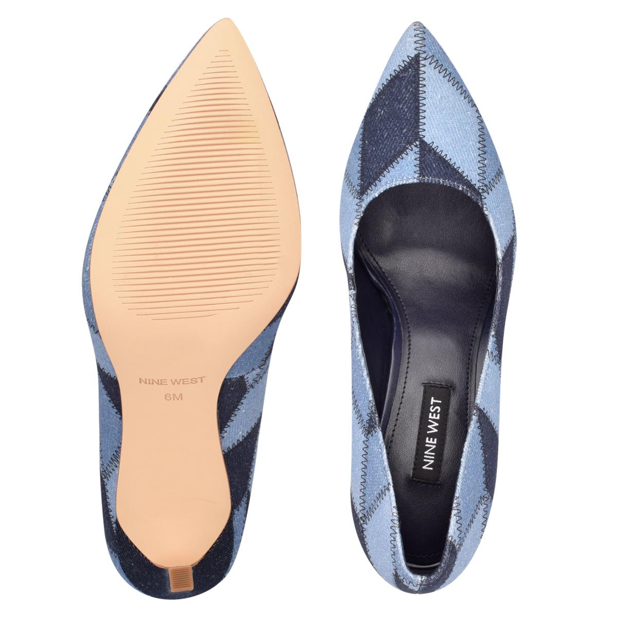 Nine West Tatiana Pointy Puntera Azules | 4927WUGBE