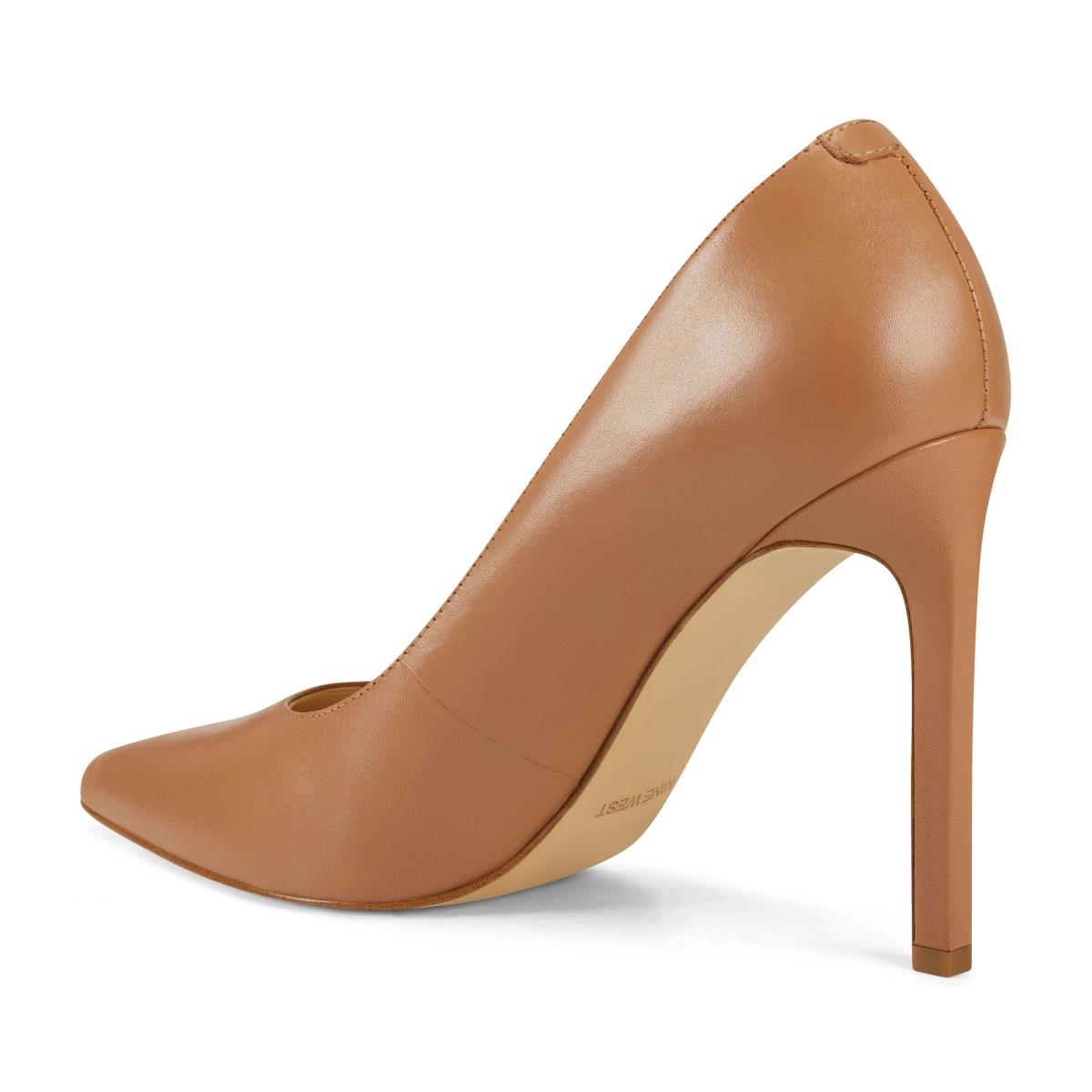 Nine West Tatiana Pointy Puntera Beige | 6981MGZQV