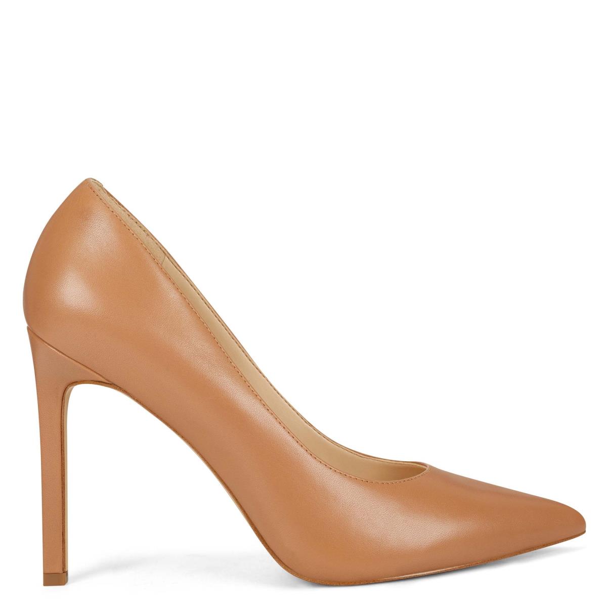 Nine West Tatiana Pointy Puntera Beige | 6981MGZQV