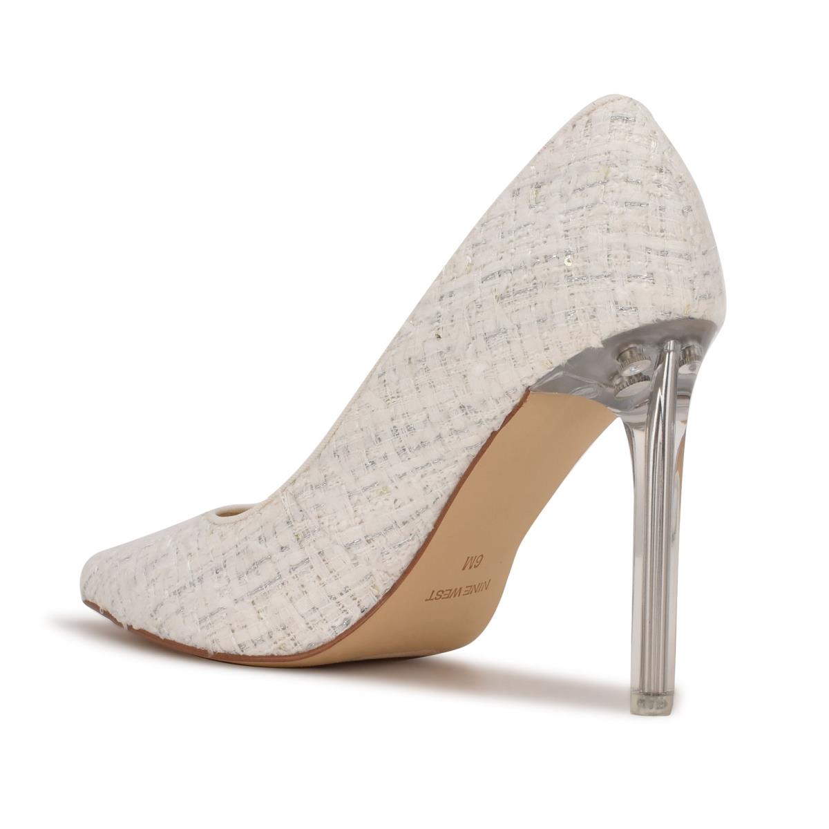 Nine West Tatiana Pointy Puntera Blancas | 0926VPMHE