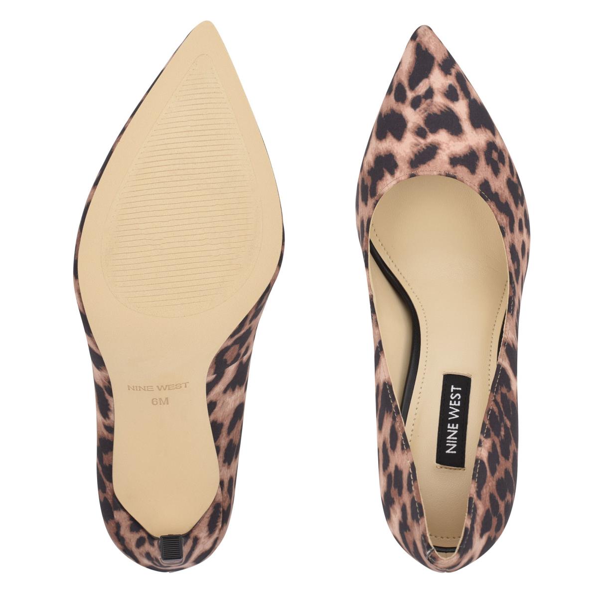 Nine West Tatiana Pointy Puntera Leopardo | 5147FIALN