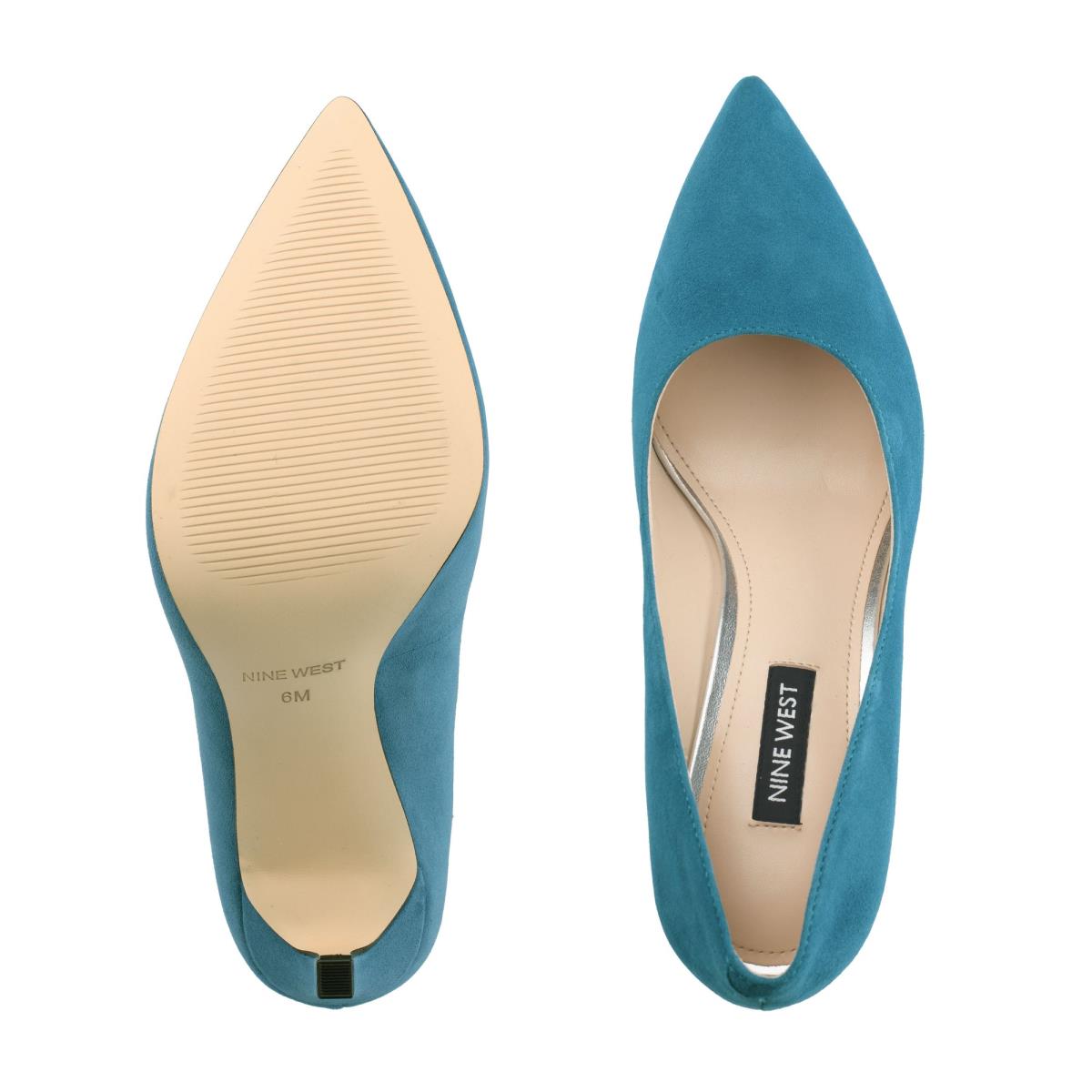 Nine West Tatiana Pointy Puntera Turquesa | 9653VLTZS