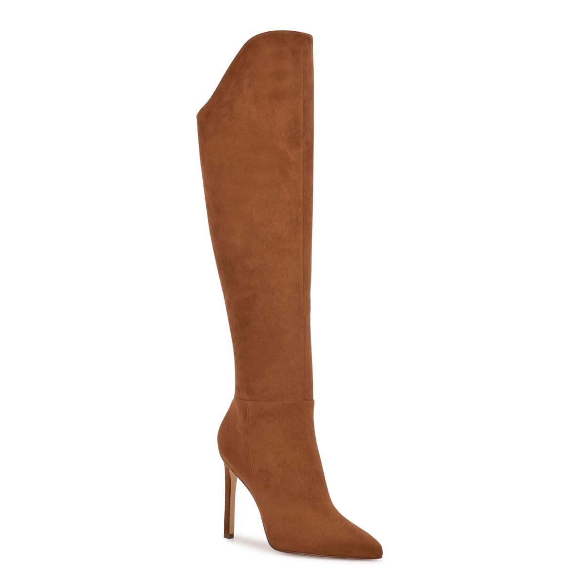 Nine West Teleena Anchos Calf Marrones | 5932AZKQE