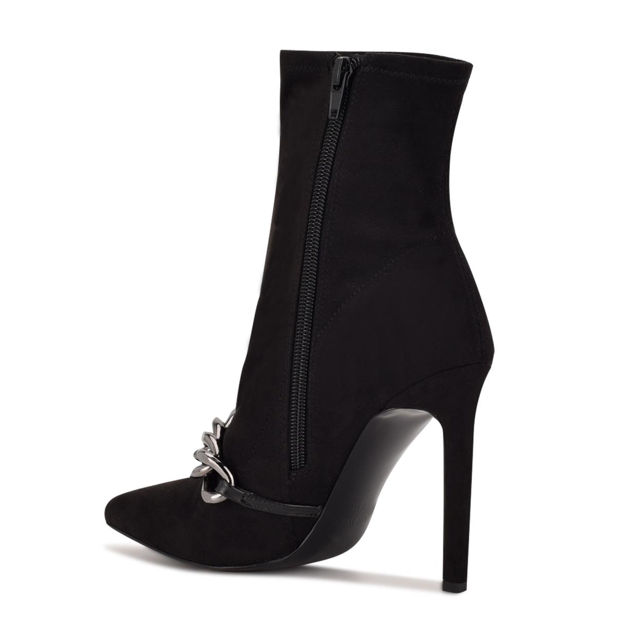 Nine West Timbaa Vestido Bootie Negras | 0826GZVOM