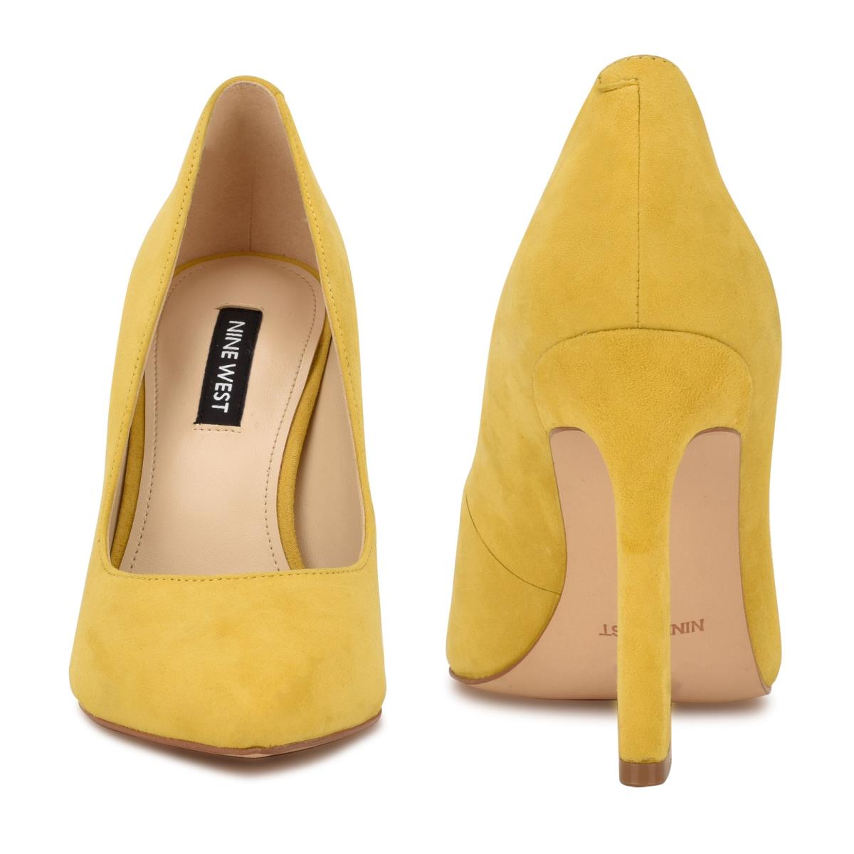 Nine West Trendz Pointy Puntera Amarillo | 8547BUXKC