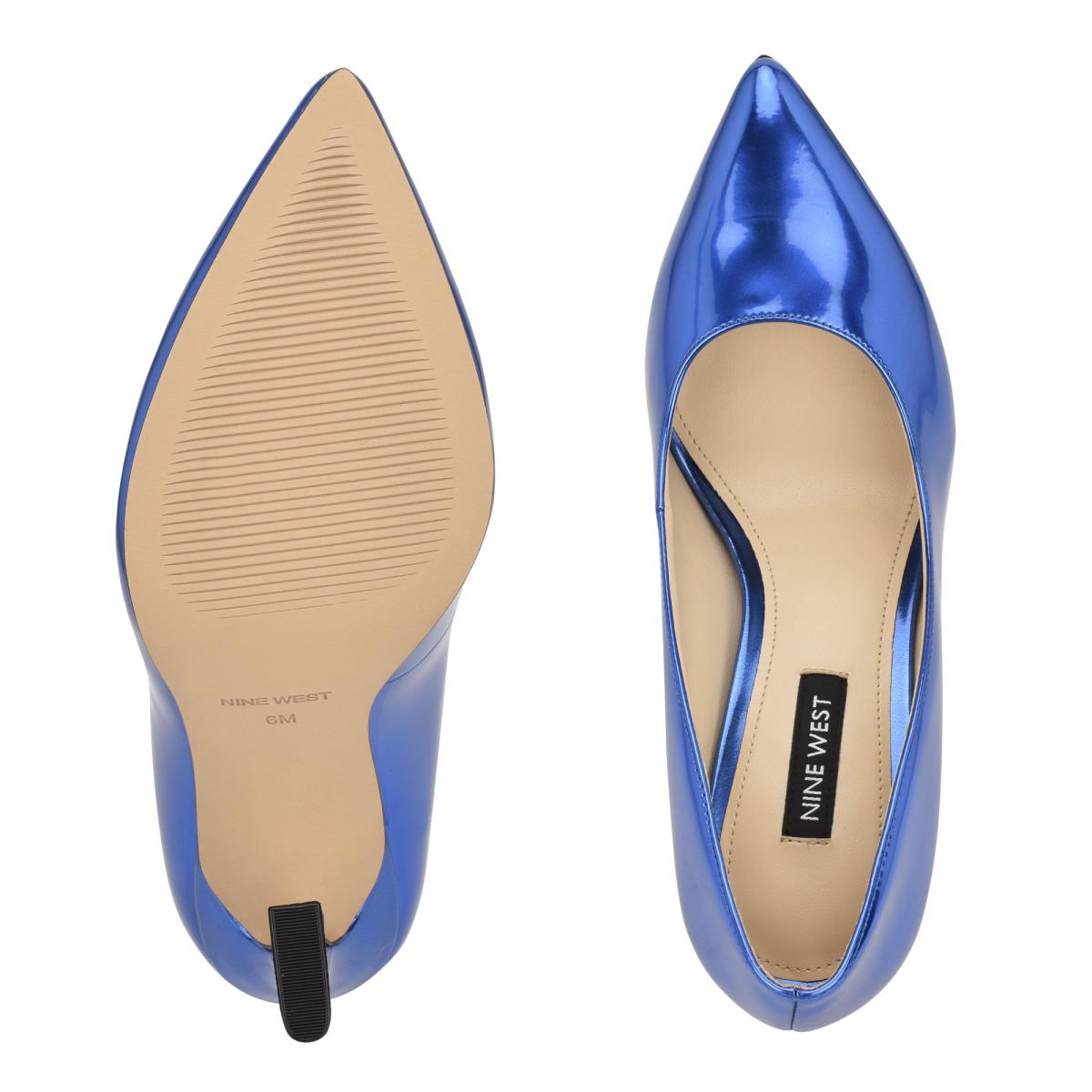 Nine West Trendz Pointy Puntera Azules | 7432BYFIN