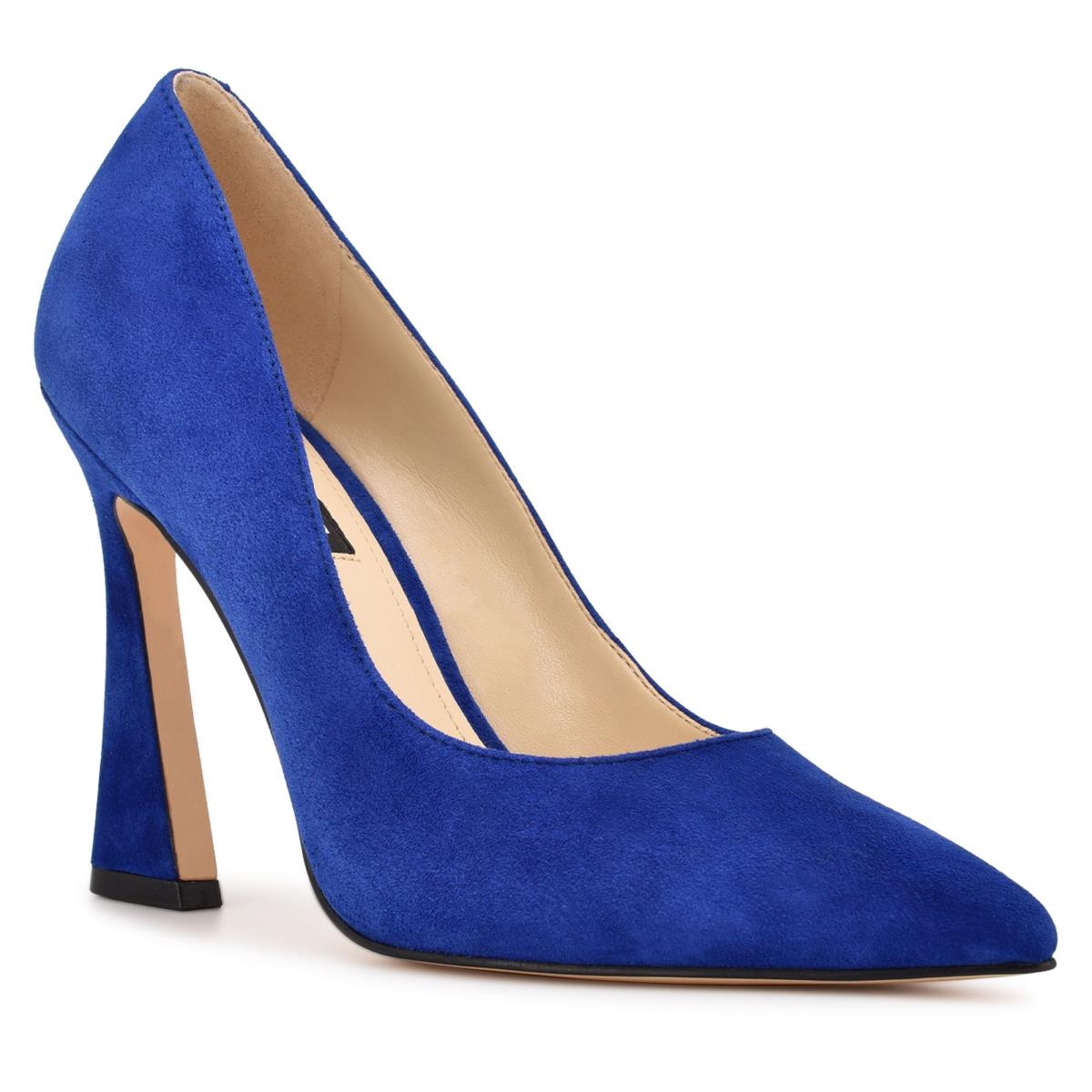 Nine West Trendz Pointy Puntera Azules Oscuro | 3269QOIPC