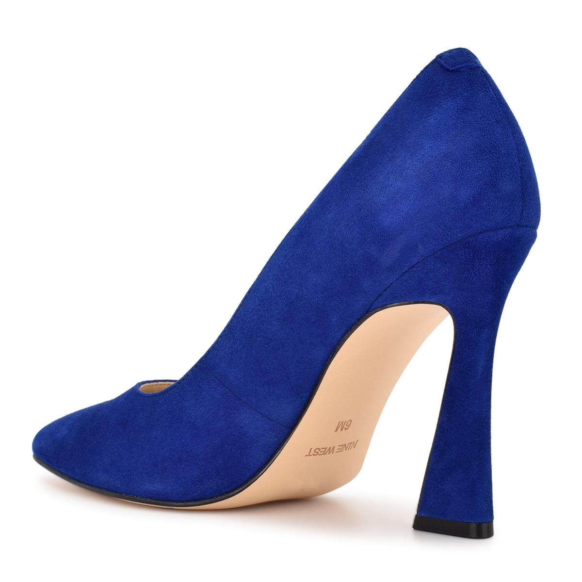 Nine West Trendz Pointy Puntera Azules Oscuro | 3269QOIPC