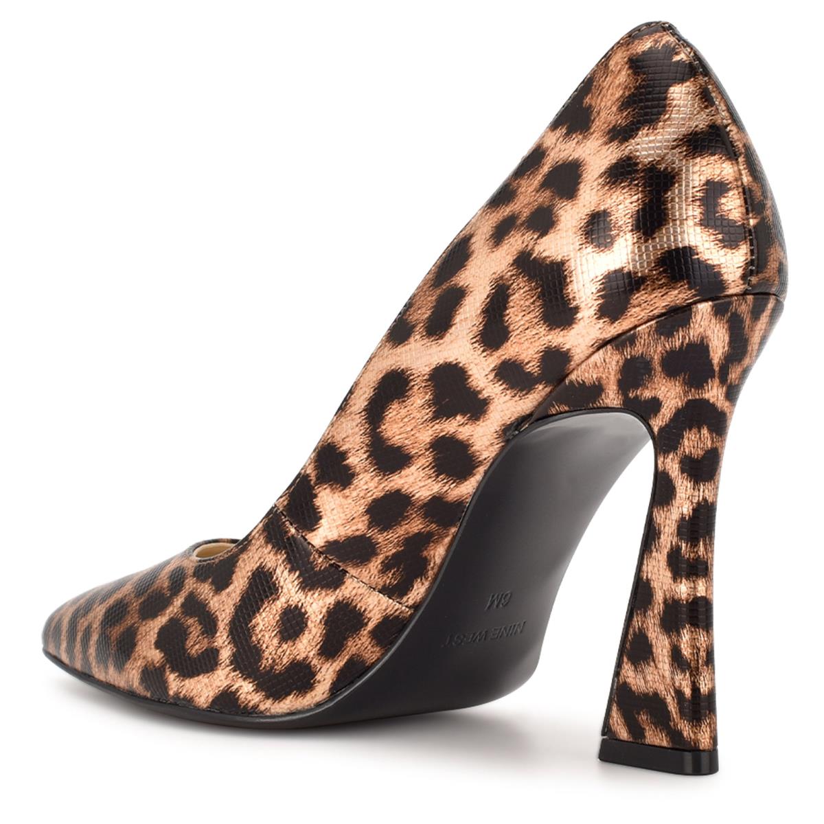 Nine West Trendz Pointy Puntera Leopardo | 1938YGEXK