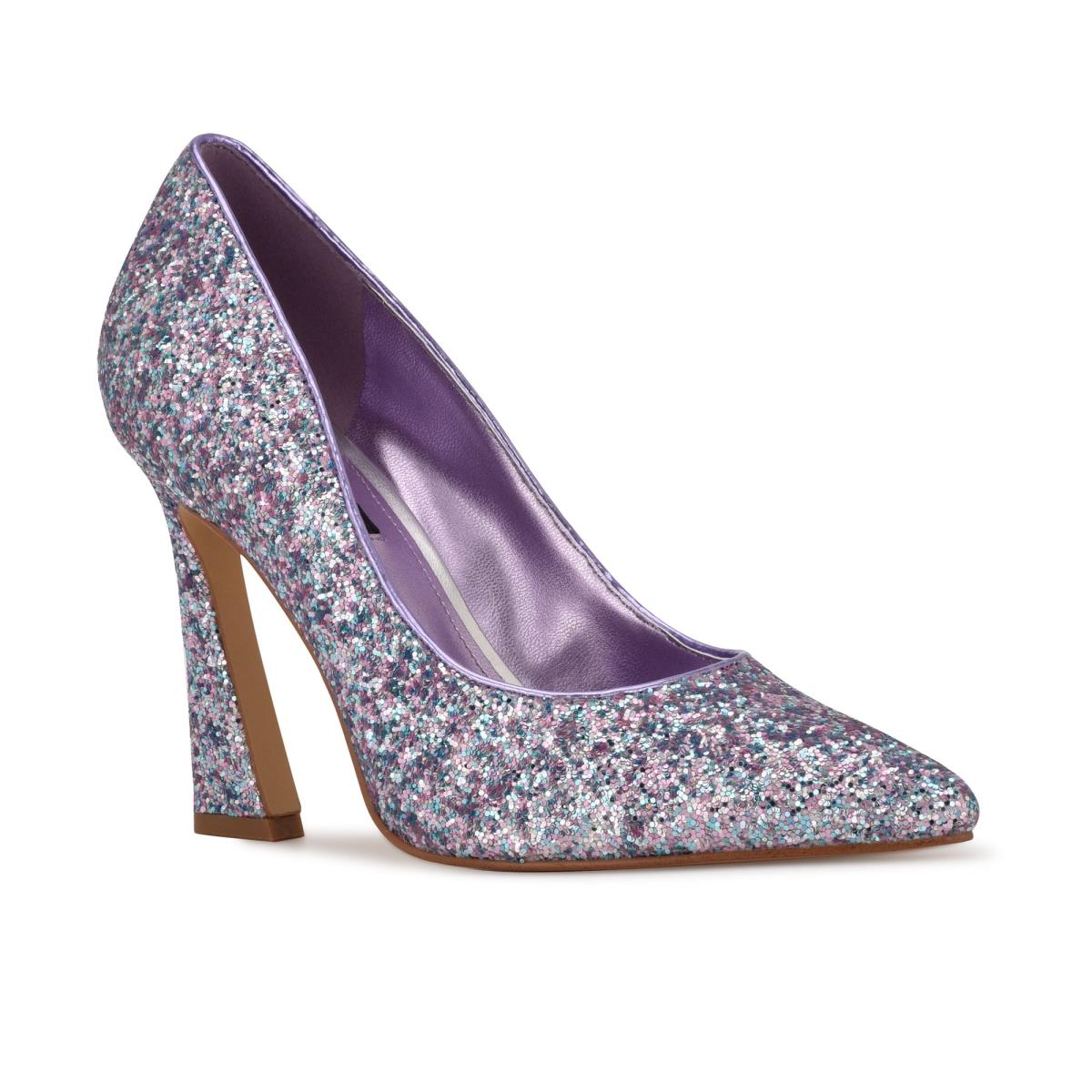 Nine West Trendz Pointy Puntera Moradas Multicolor | 1726HGREQ