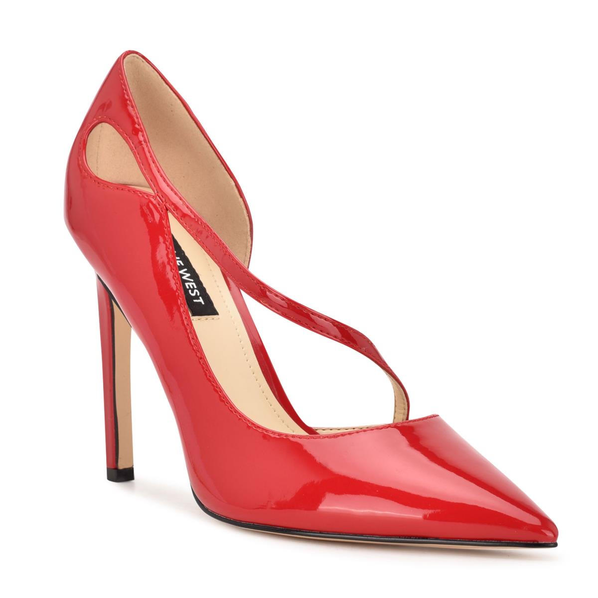 Nine West Twirl Pointy Puntera Rojas | 0347QCMAD