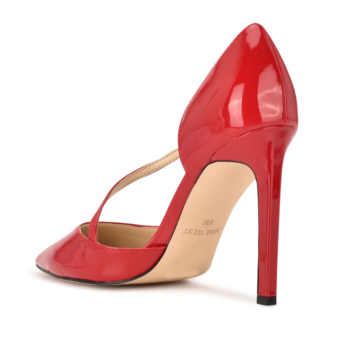 Nine West Twirl Pointy Puntera Rojas | 0347QCMAD