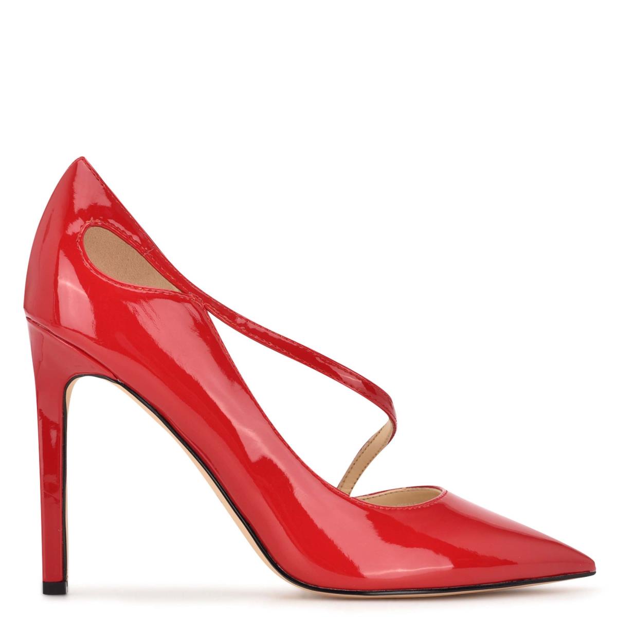 Nine West Twirl Pointy Puntera Rojas | 0347QCMAD