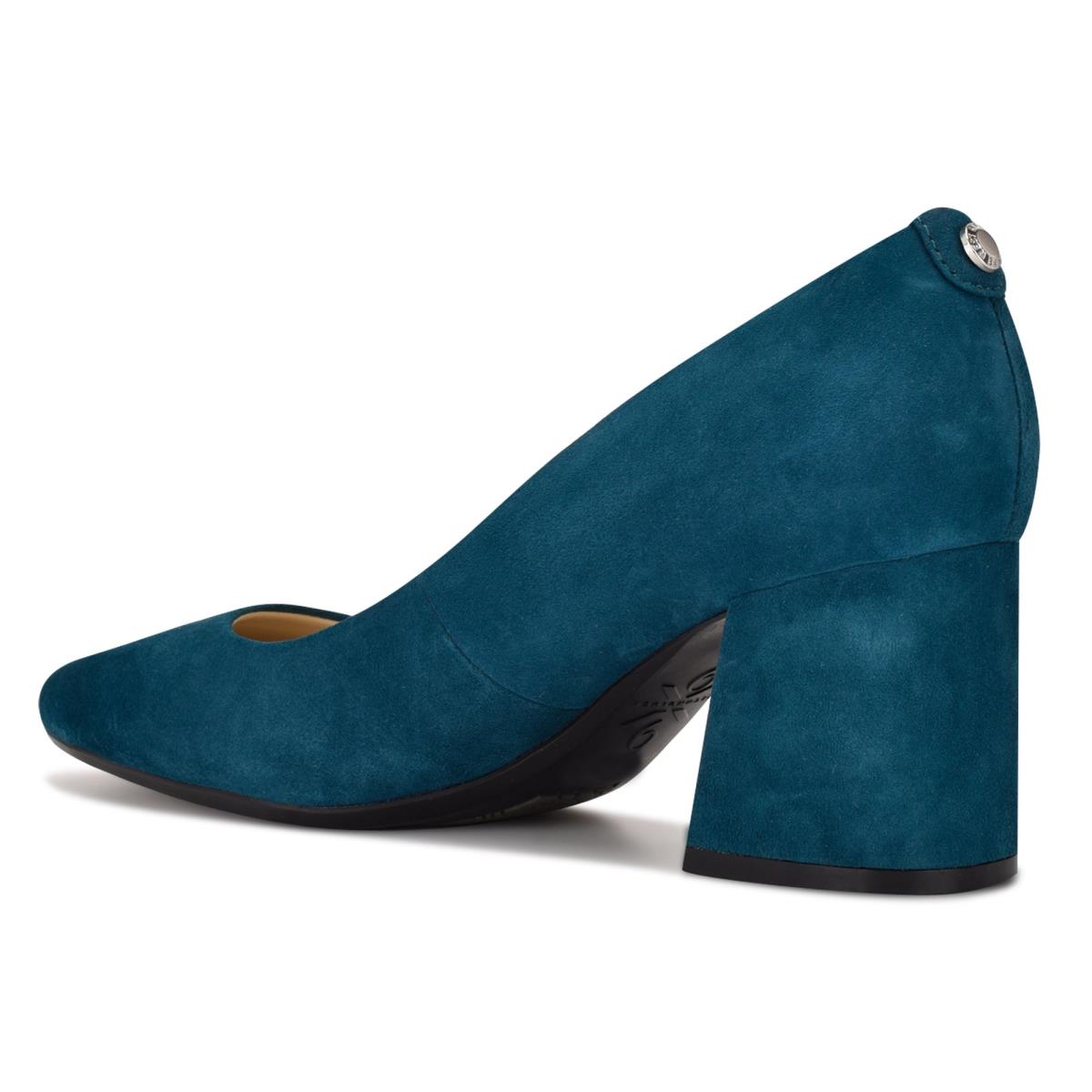 Nine West Vibe 9x9 Block Heel Turquesa | 5041QIALT